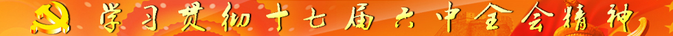 学习贯彻十七届六中全会精神