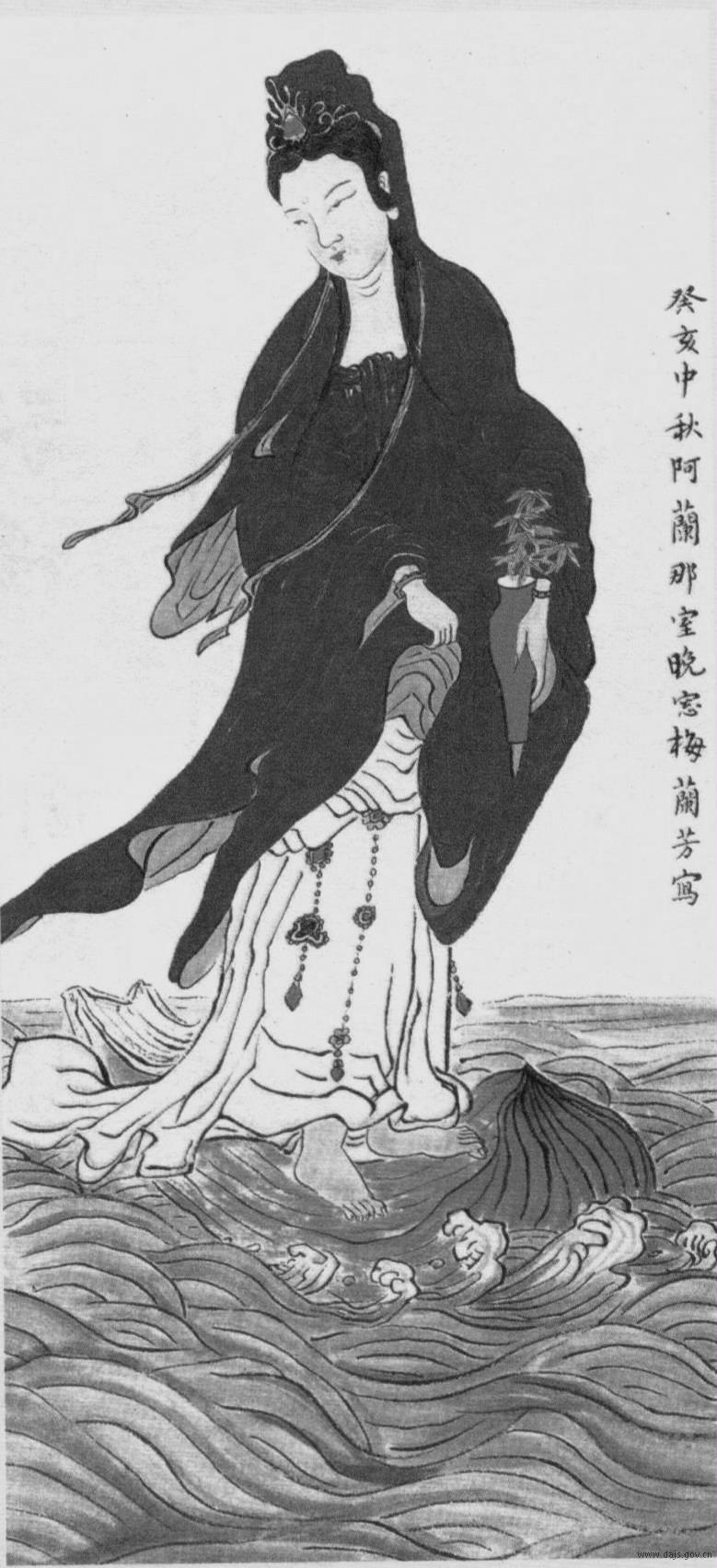 梅蘭芳 天女散華 | 鎌倉市鏑木清方記念美術館